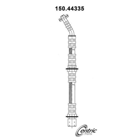 Centric Parts Brake Hose, 150.44335 150.44335